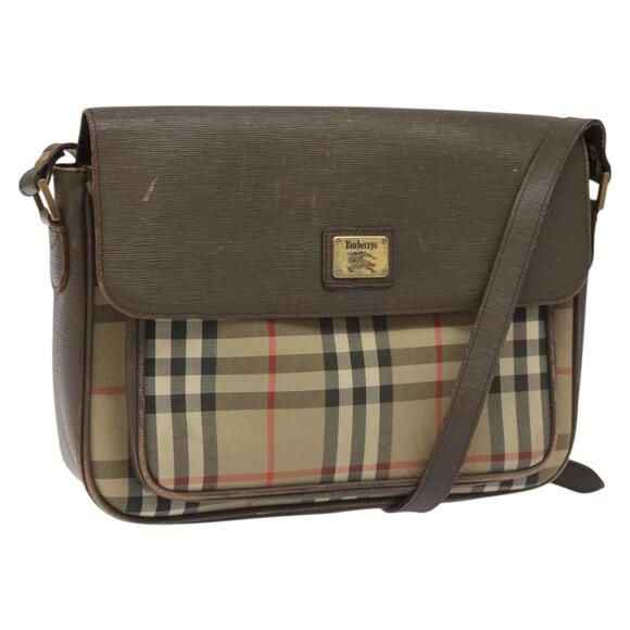 Burberry Nova Check Shoulder Bag Beige - Picture 1 of 16